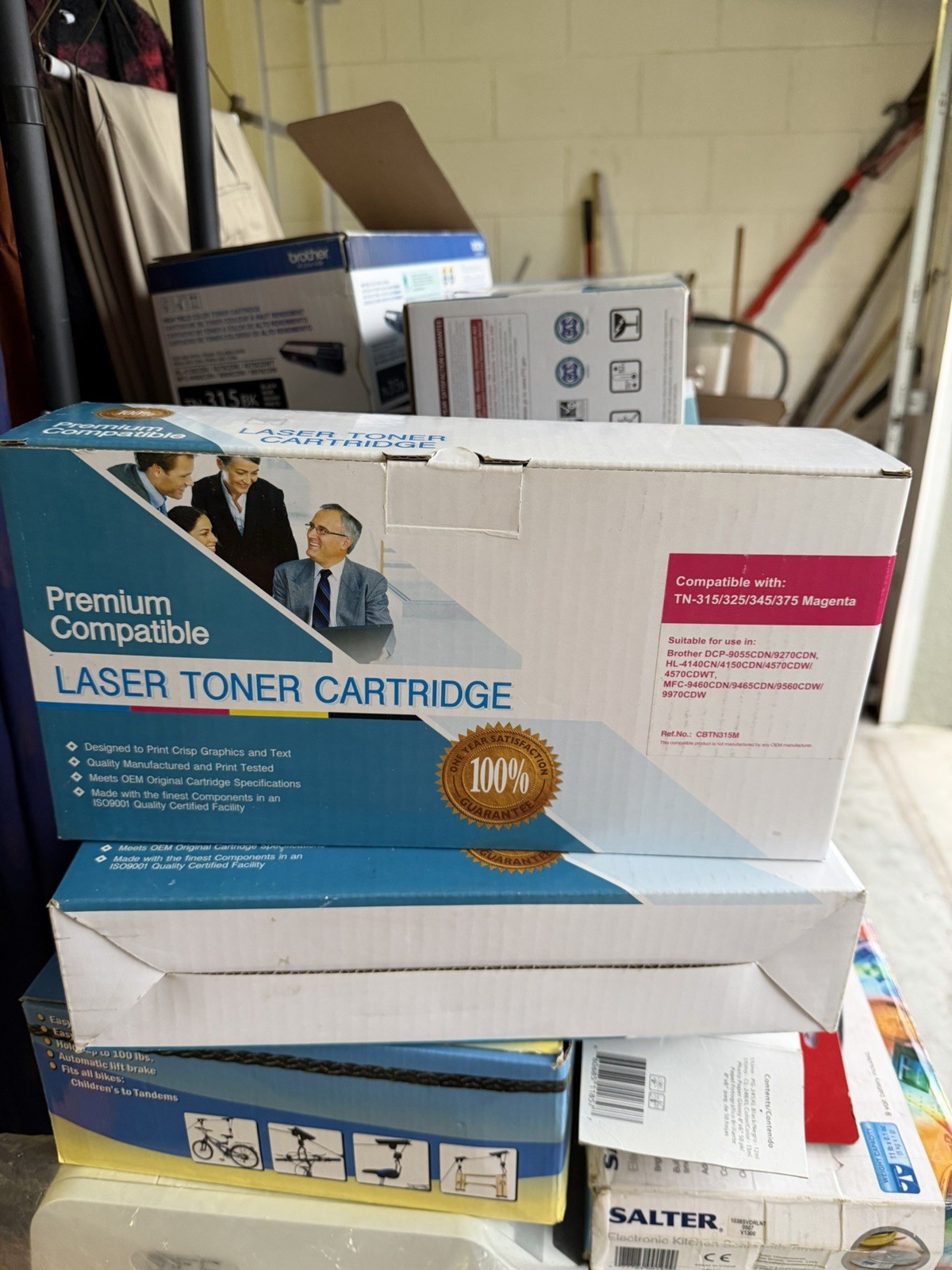 Premium Compatible Magenta Toner Cartridge For Brother TN315 TN-315M High Yield