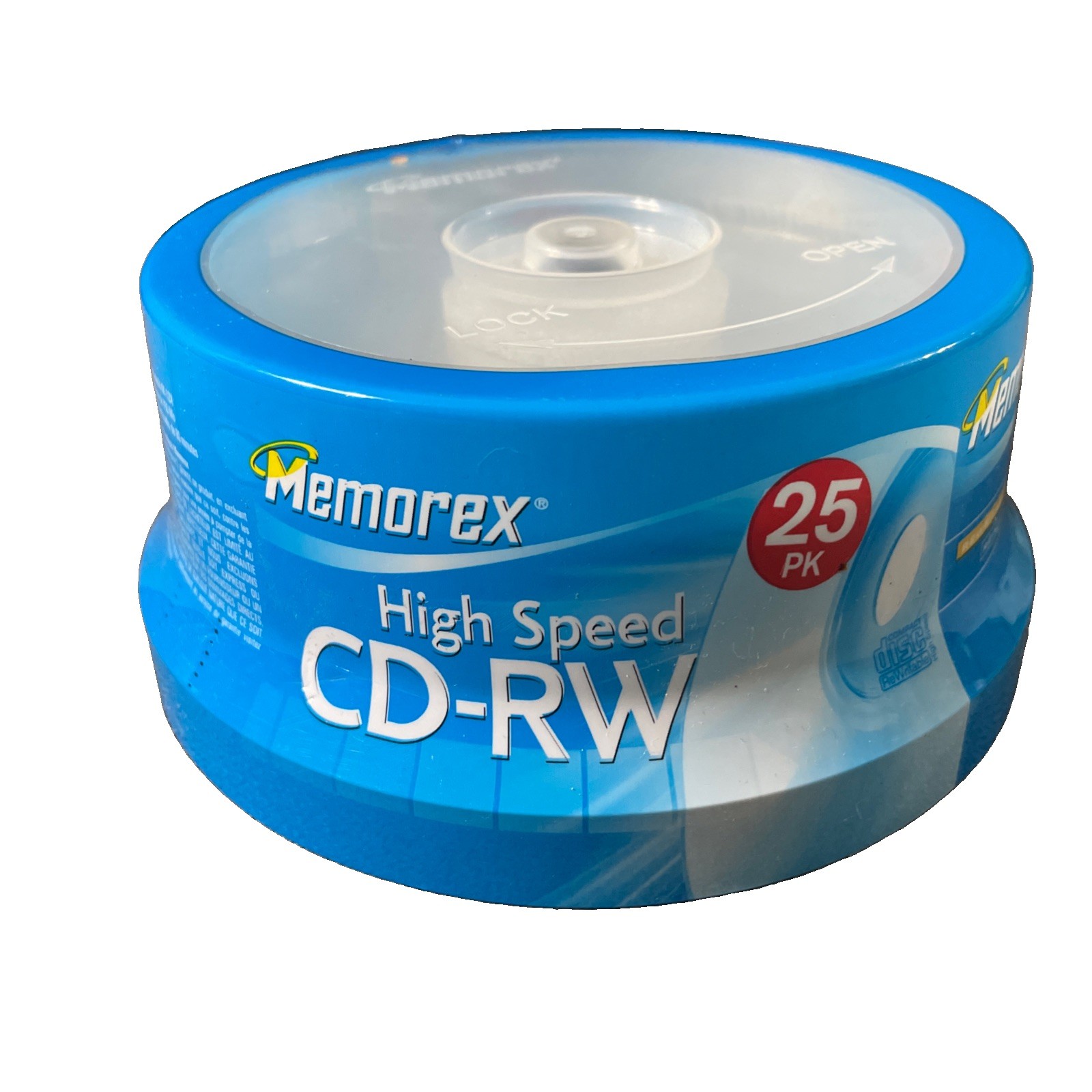 Memorex High Speed CD-RW 25 Pack Spindle 12X 80 Min Blank Rewritable Discs