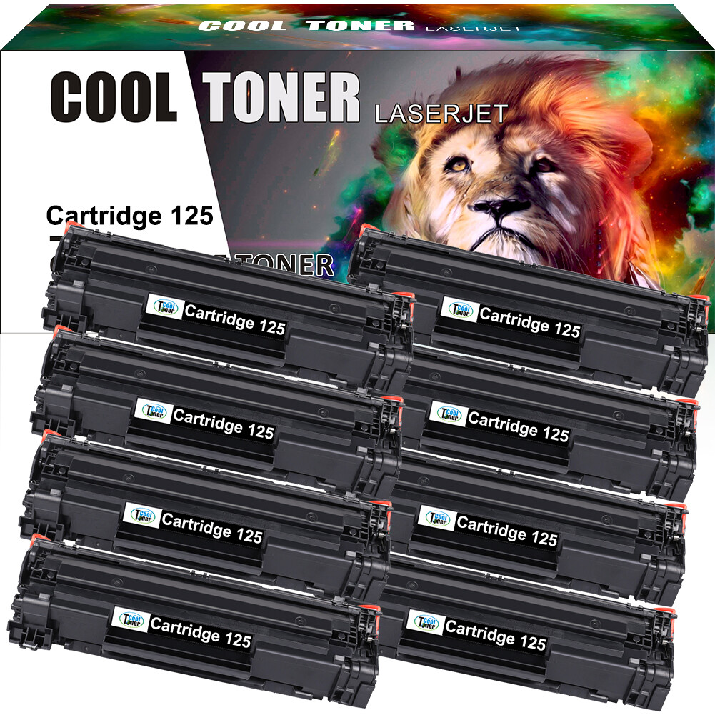 8 Pack CRG125 Toner Compatible for Canon 125 imageCLASS MF3010 LBP6000 LBP6030w