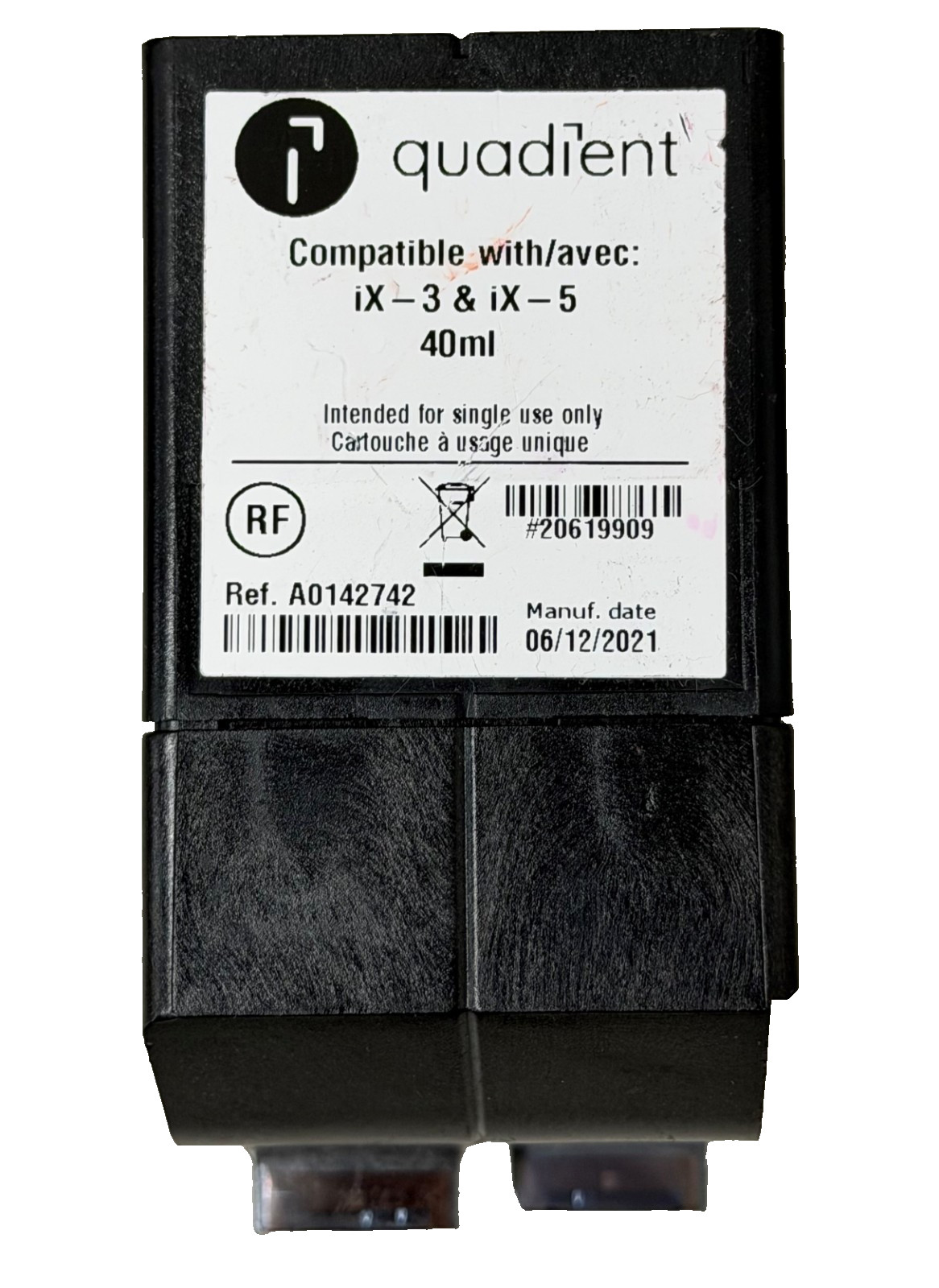 Quadient Red Ink Cartridge for IX-3 & IX-5 Series NeoPost
