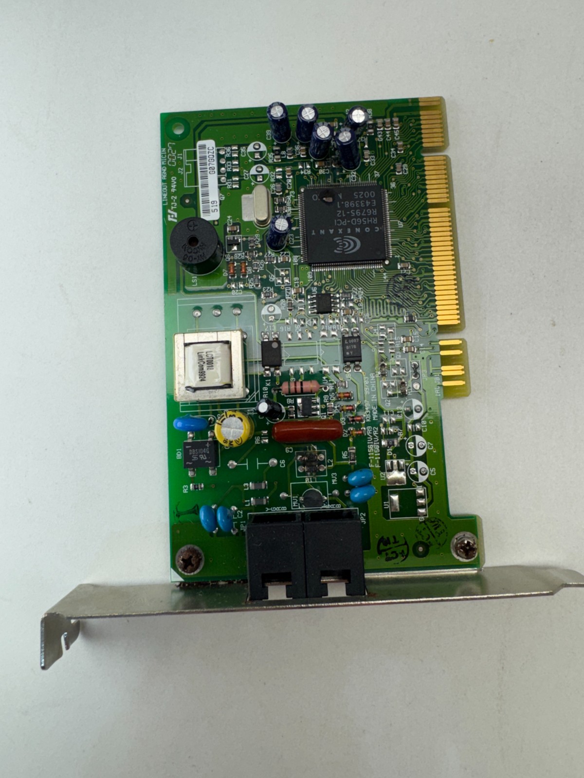 Compaq GVC F-1156IV/R9 ISA 56K Voice Fax Modem Card Vintage