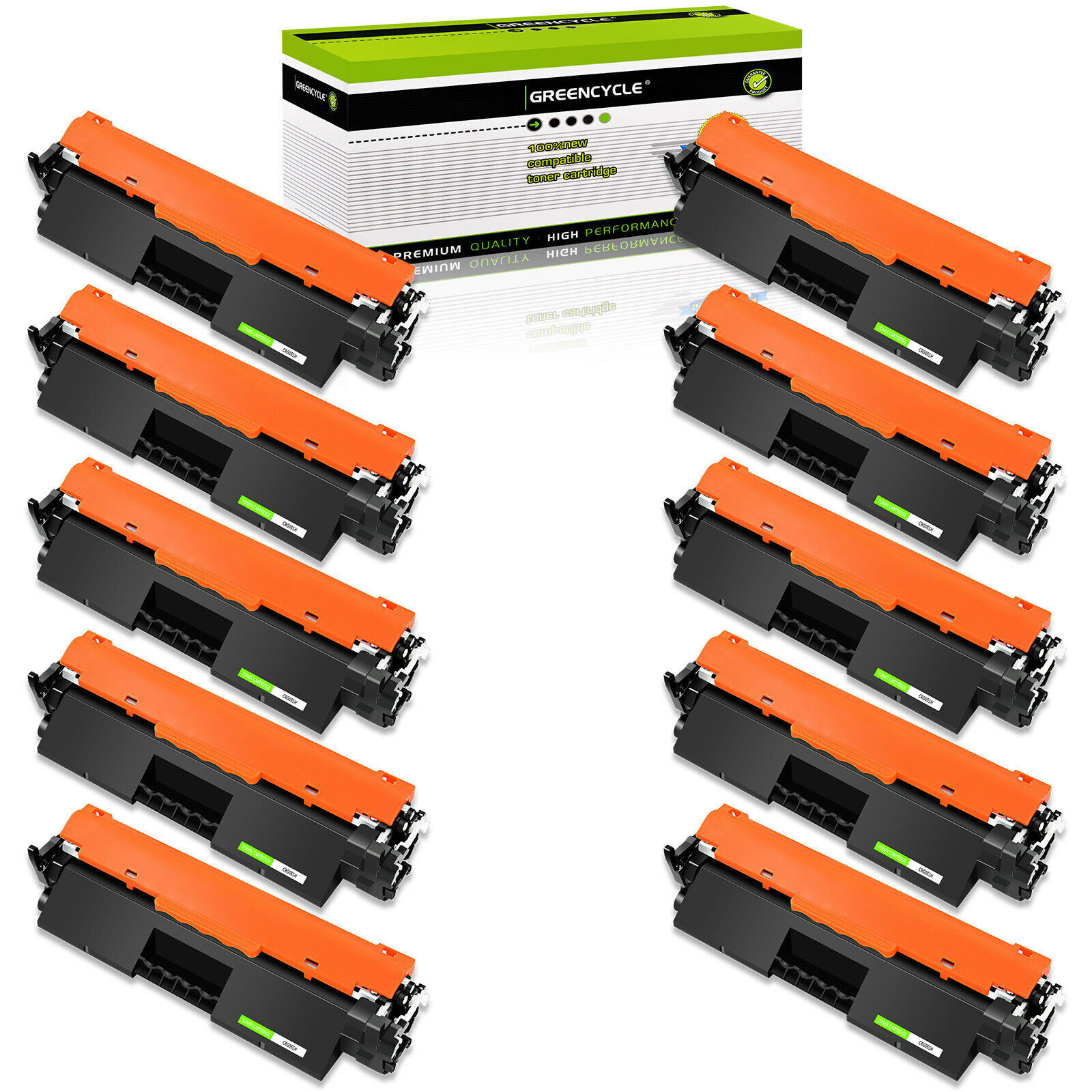 10PK CRG-051H Toner Compatible with Canon IMAGECLASS 2169C001AA MF267dw MF269dw