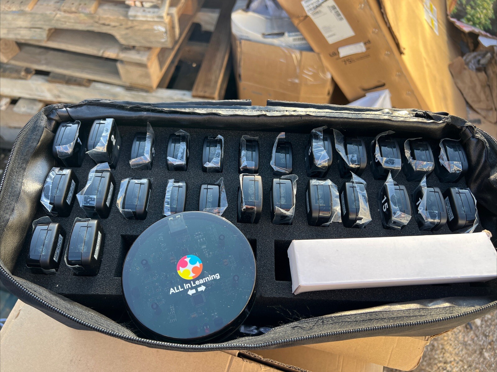 All In Learning classroom Response system with 26 Remote Clickers Case, Receiver