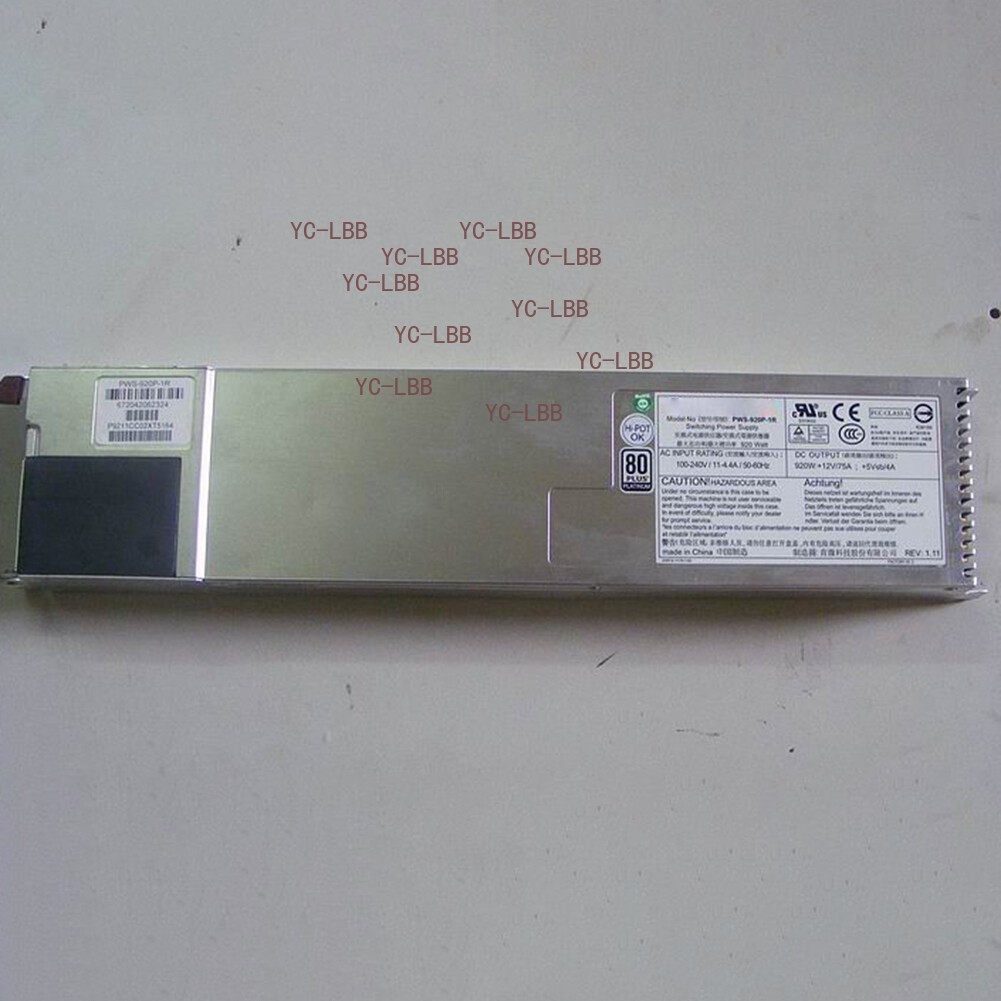 900W PWS-920P-1R Redundant Power Supply Module For Supermicro