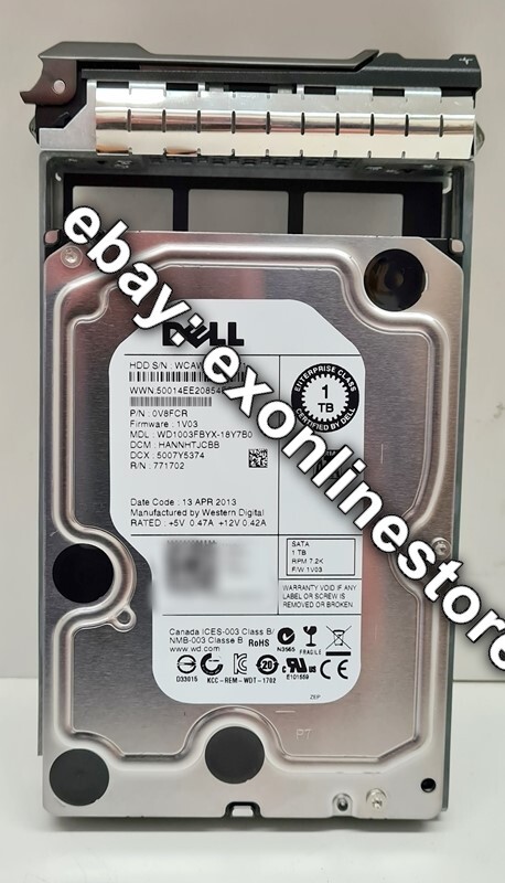 V8FCR - 1TB 6Gbps SATA 3.5" Hot Swap HDD