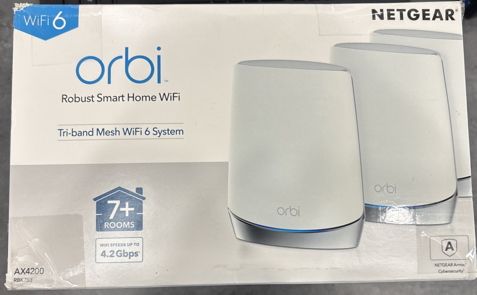 NETGEAR Orbi AX4200 Tri-Band Mesh Wi-Fi 6 System