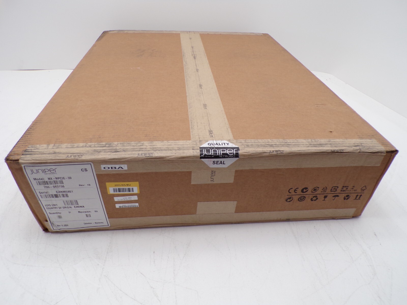 Juniper NEW MX-MPC3E-3D MPC3 2XMIC Slots MX240 MX480 MX960 MX2010 MX2020