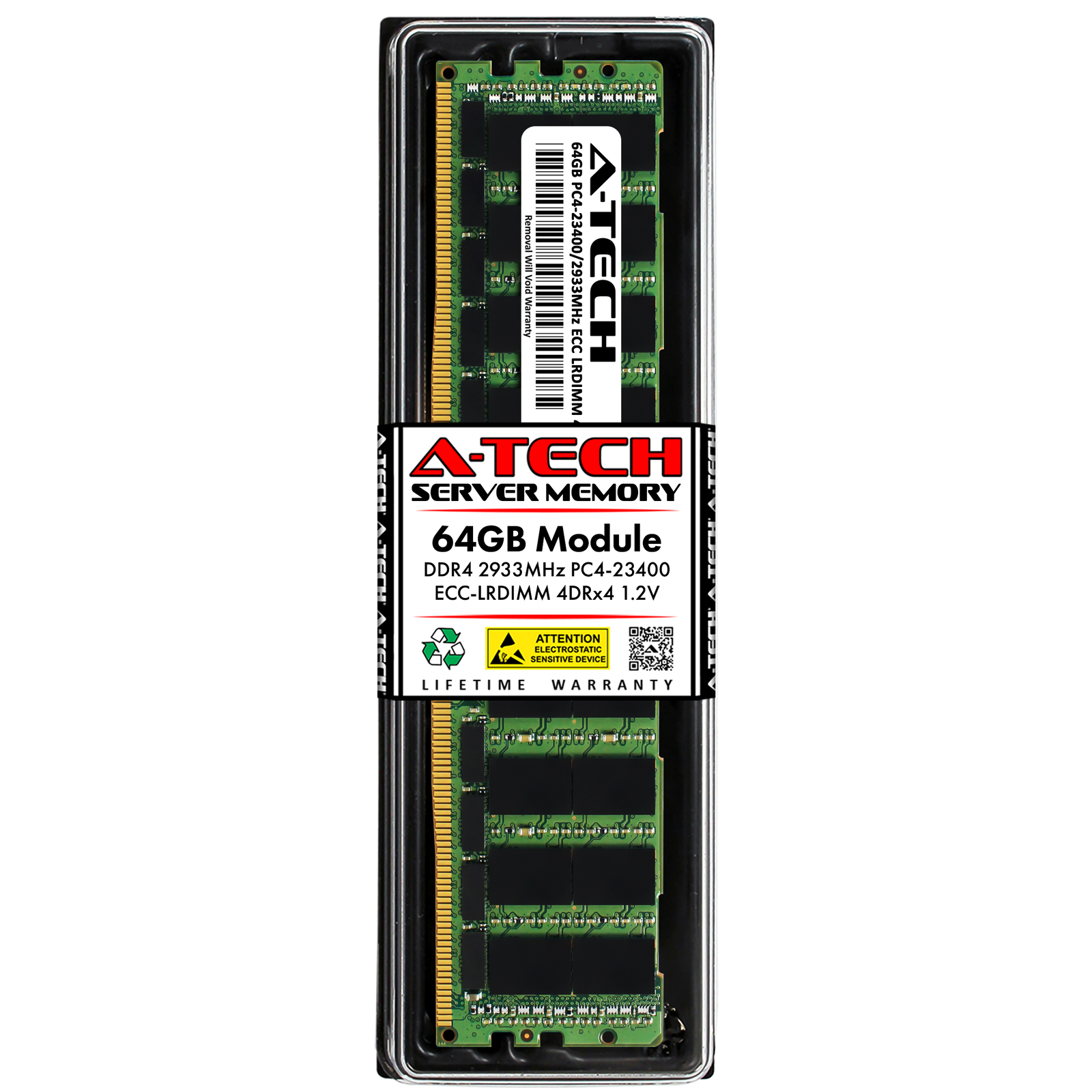 64GB DDR4 PC4-23400L LRDIMM Replacement for Fujitsu S26361-F4083-L964 Memory RAM
