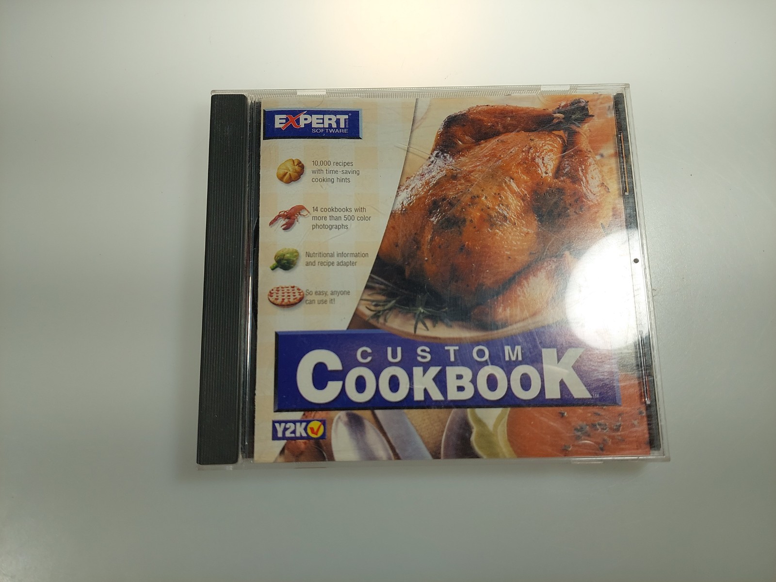 Vintage Custom Cookbook CD-ROM Expert Software PC 10,000 Recipes Win 95/98