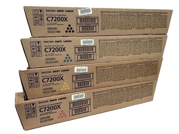 (No-Tariff) New Genuine Ricoh Toner Pro C7200x 828528  828529  828530  828531
