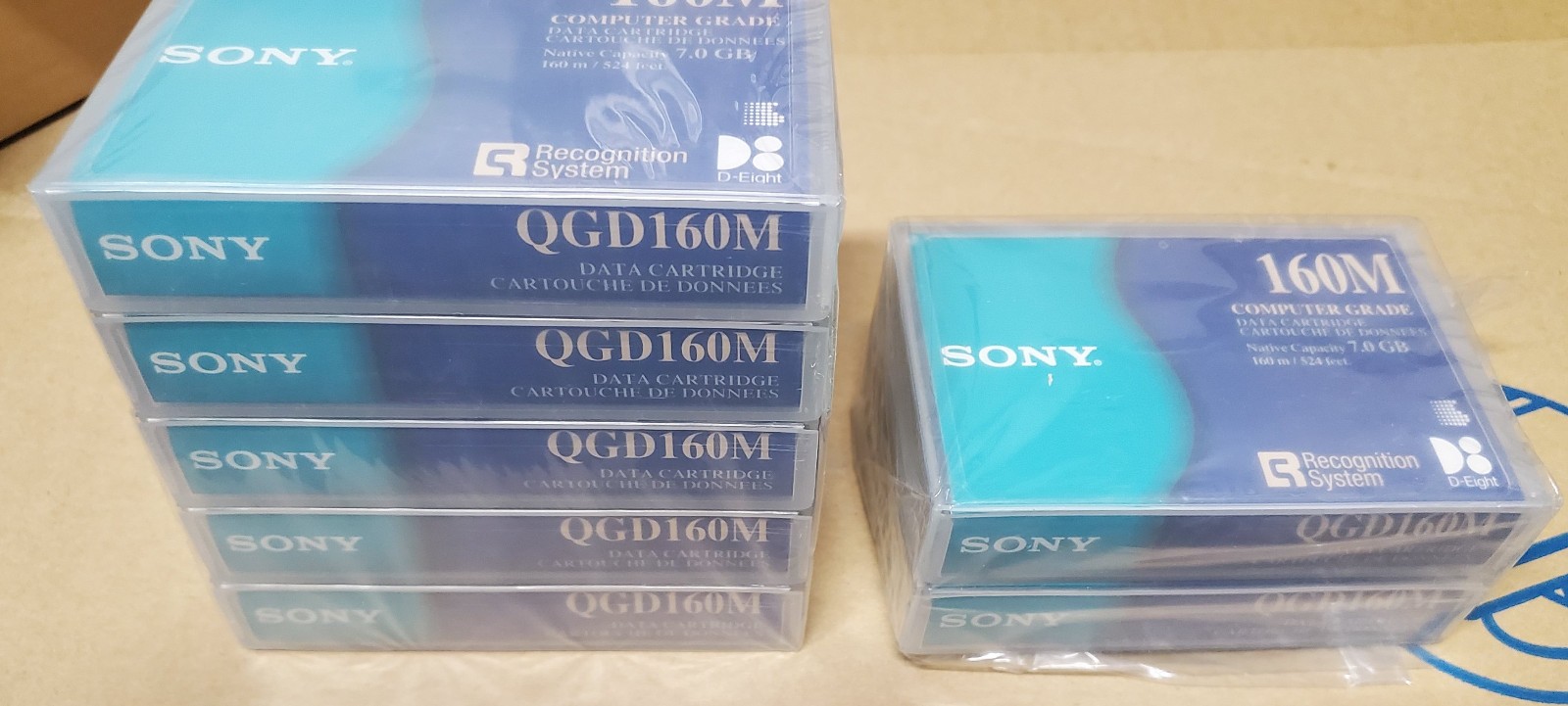 Sony QGD160M 160M Computer Grade Data Cartridge - 7 GB New Old Stock
