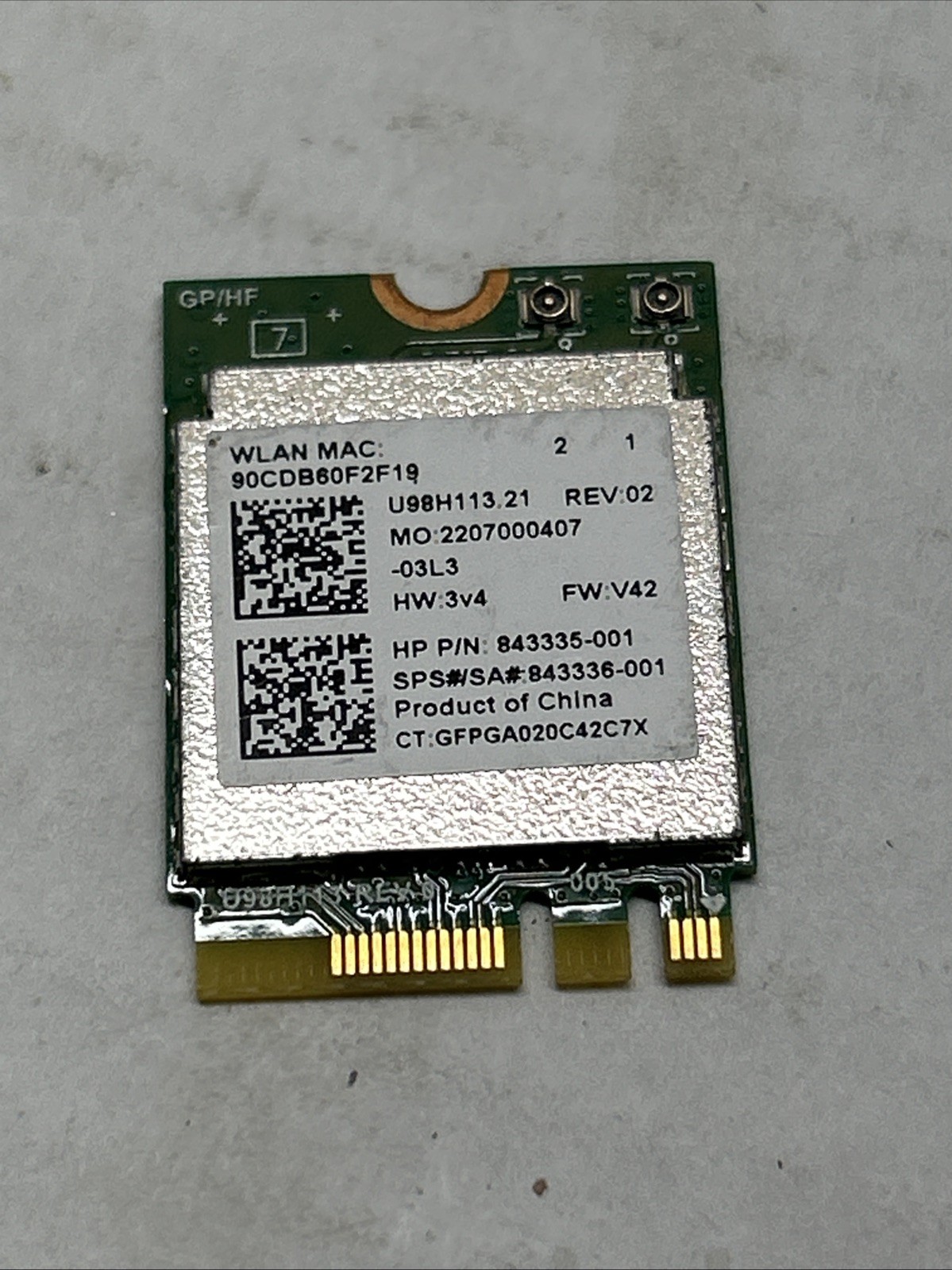 915620-001 GENUINE HP WIRELESS BLUETOOTH CARD