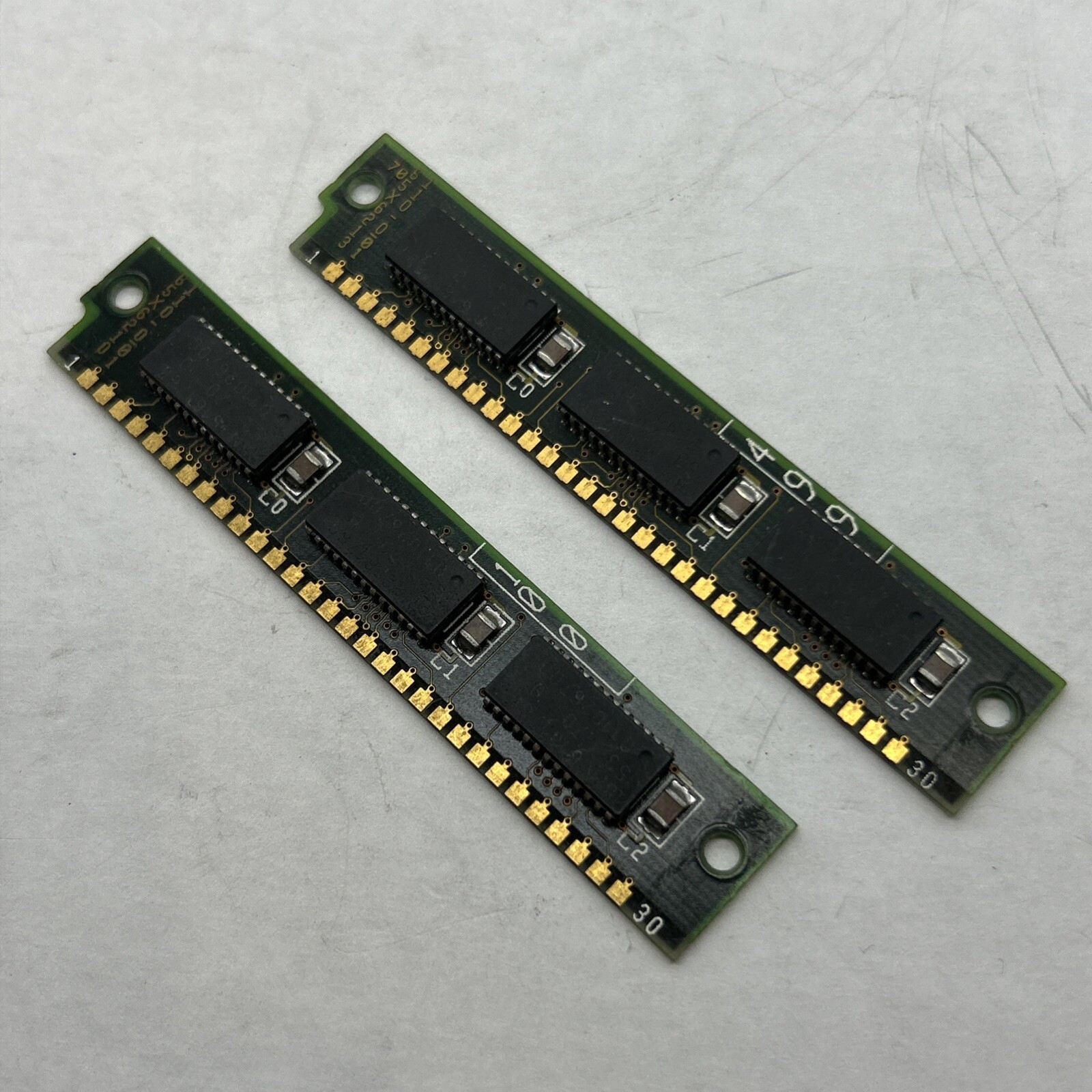 Rare 256K Ram IBM 2pcs ( 512k Total ) 256k Memory 30Pin 65x6262 65X6210 30 pin