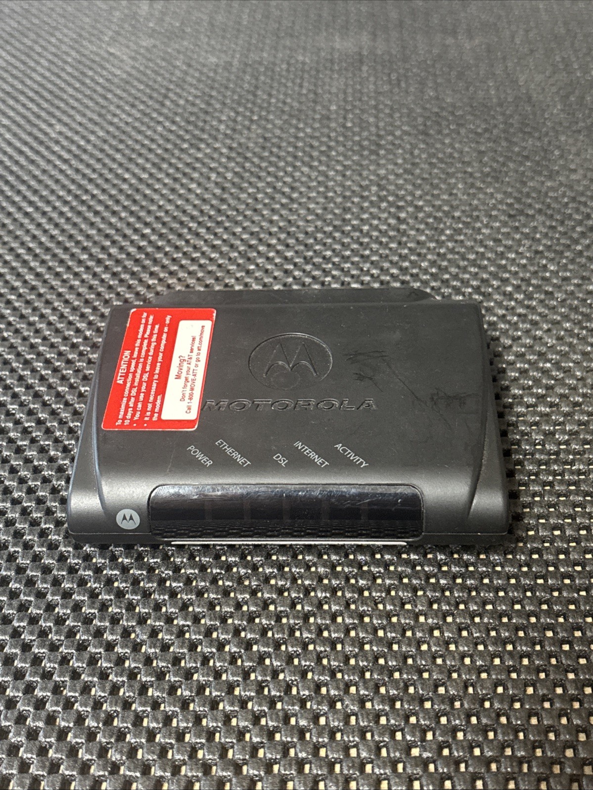 MOTOROLA 2210-02-1ATT MIPDSLA DSL MODEM Unit Only