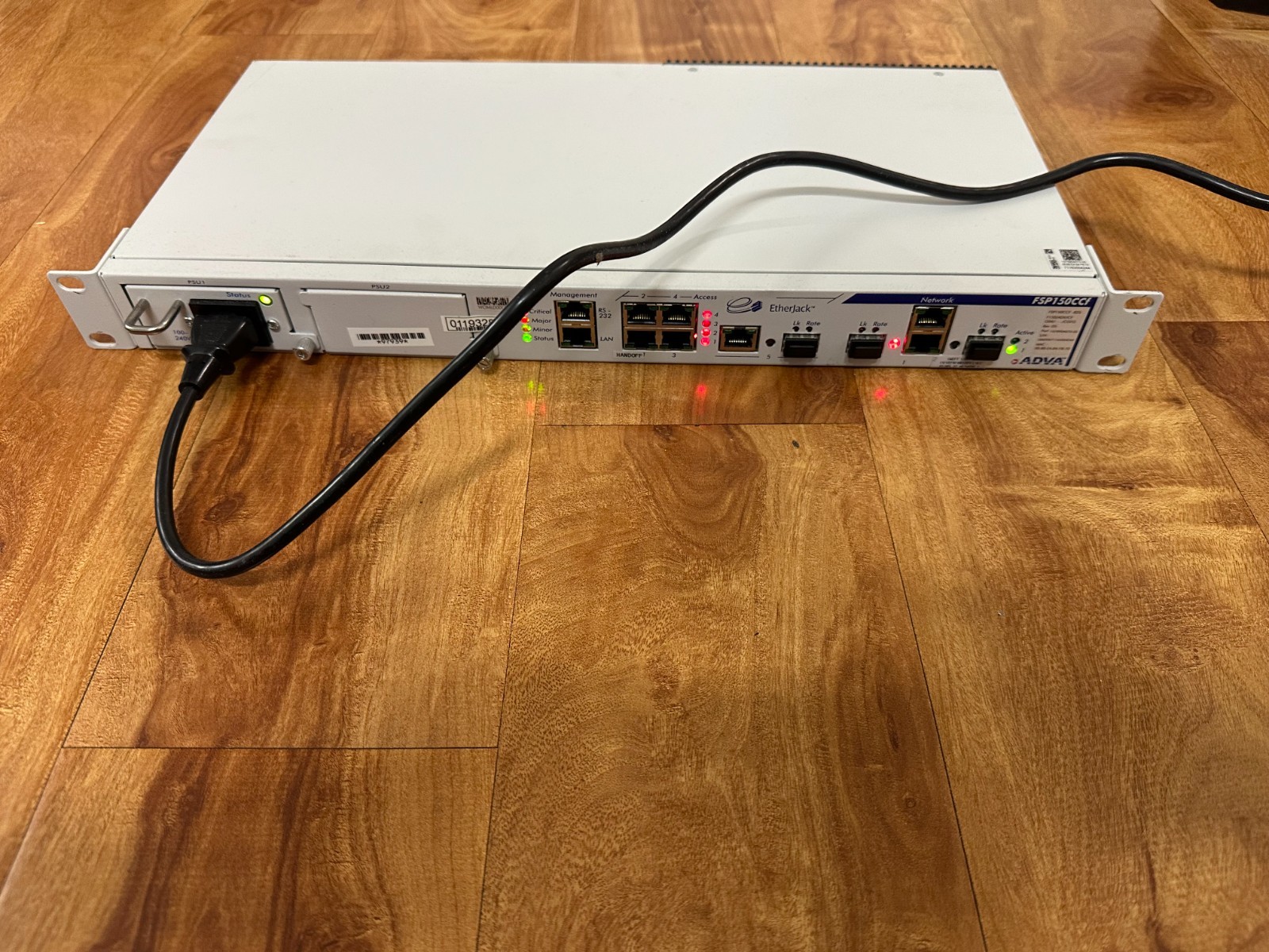ADVA FSP150CCF-825 EtherJack Optical Networking Carrier Ethernet Switch