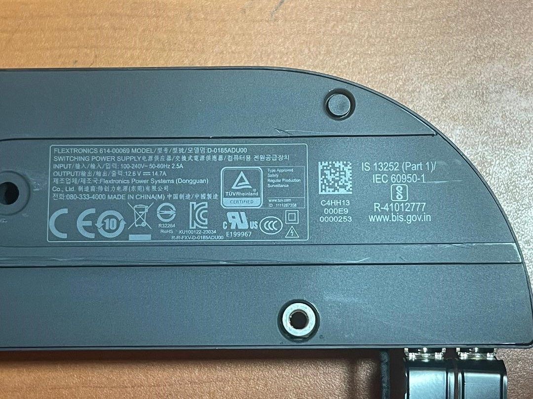OEM Apple Mac Mini M2 Pro Power Supply 185 Watts PA-1191-1A 631-30396 2023 A2816