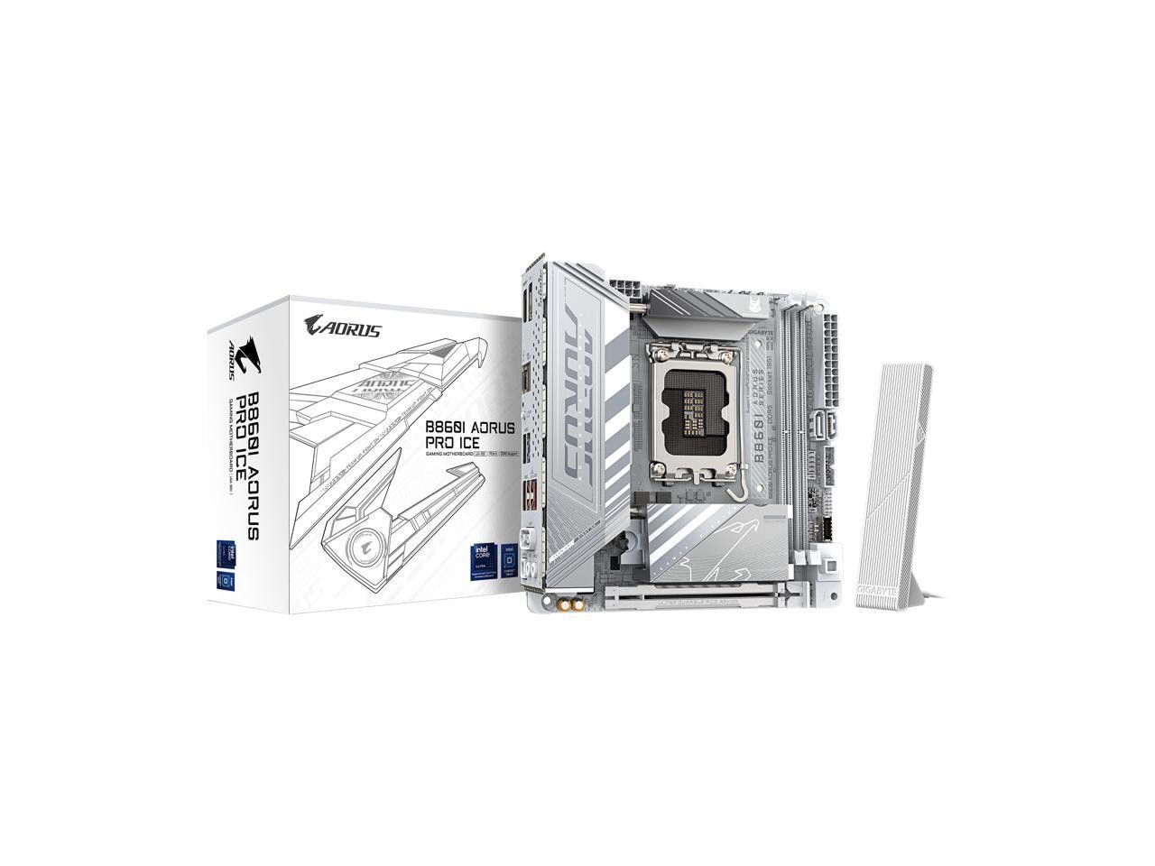 GIGABYTE B860I AORUS PRO ICE Intel Core Ultra (Series 2) LGA 1851 Motherboard, M