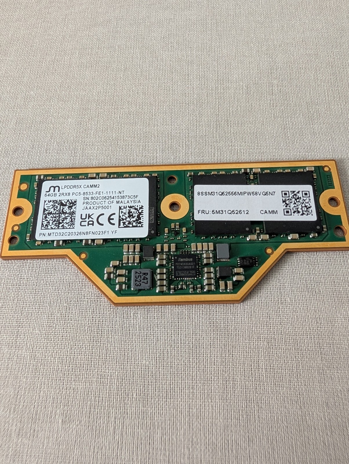 Micron 64GB LPCAMM2