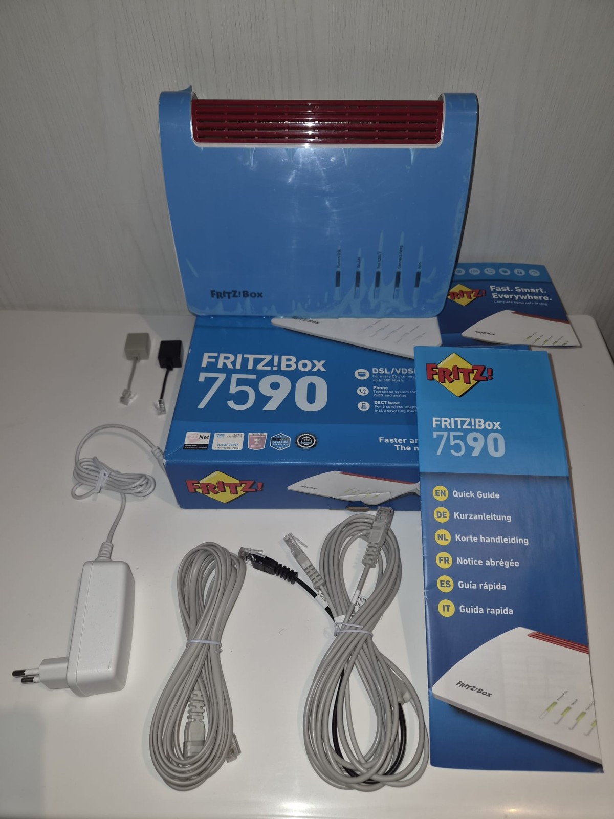 FRITZBox 7590 NEW Firmware 8.25 Mesh WiFi VDSL Router Modem Unlocked
