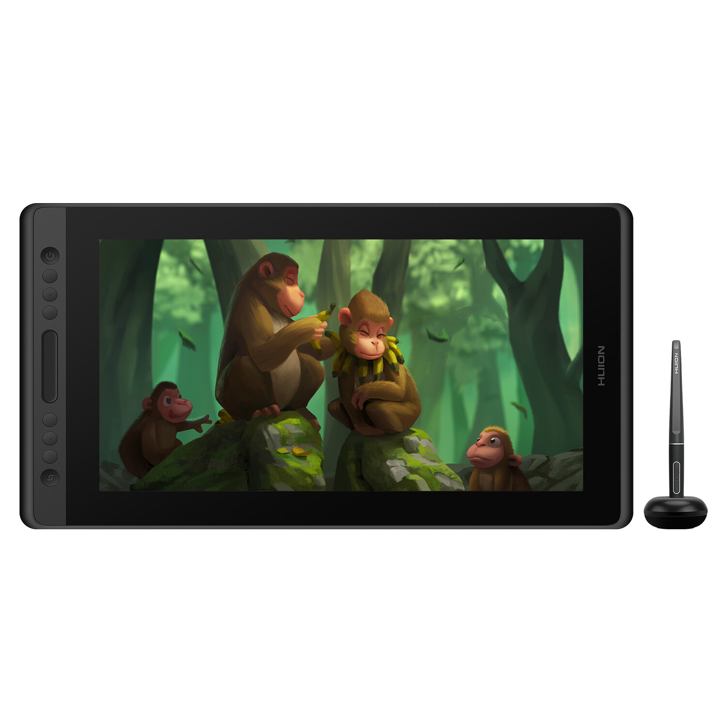 Refurbished HUION KAMVAS PRO 16 Graphic Drawing Monitor Pen Display+Touch Bar