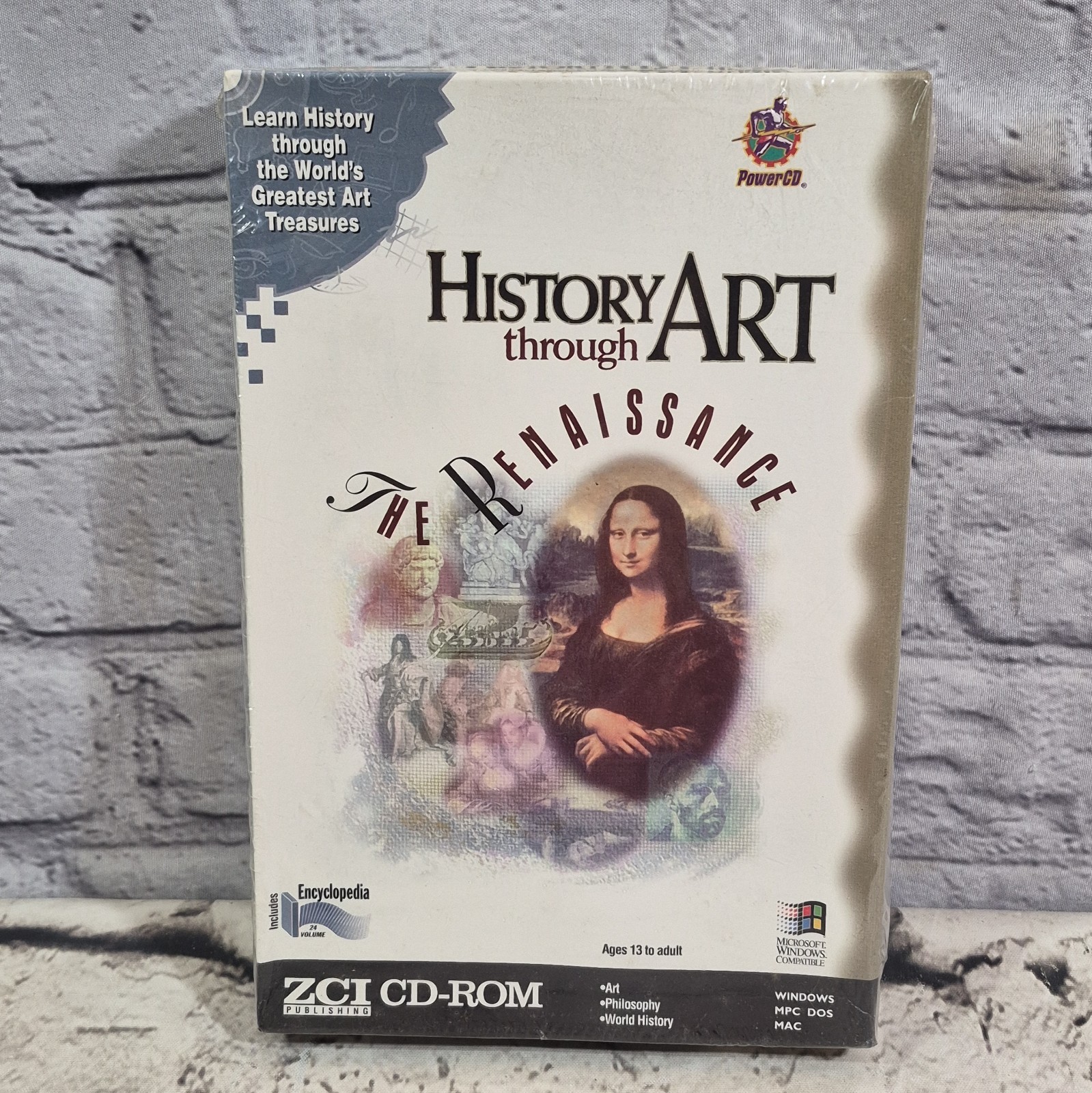 History through Art: The Renaissance PC Game CD-ROM Power CD ZCI Windows SEALED