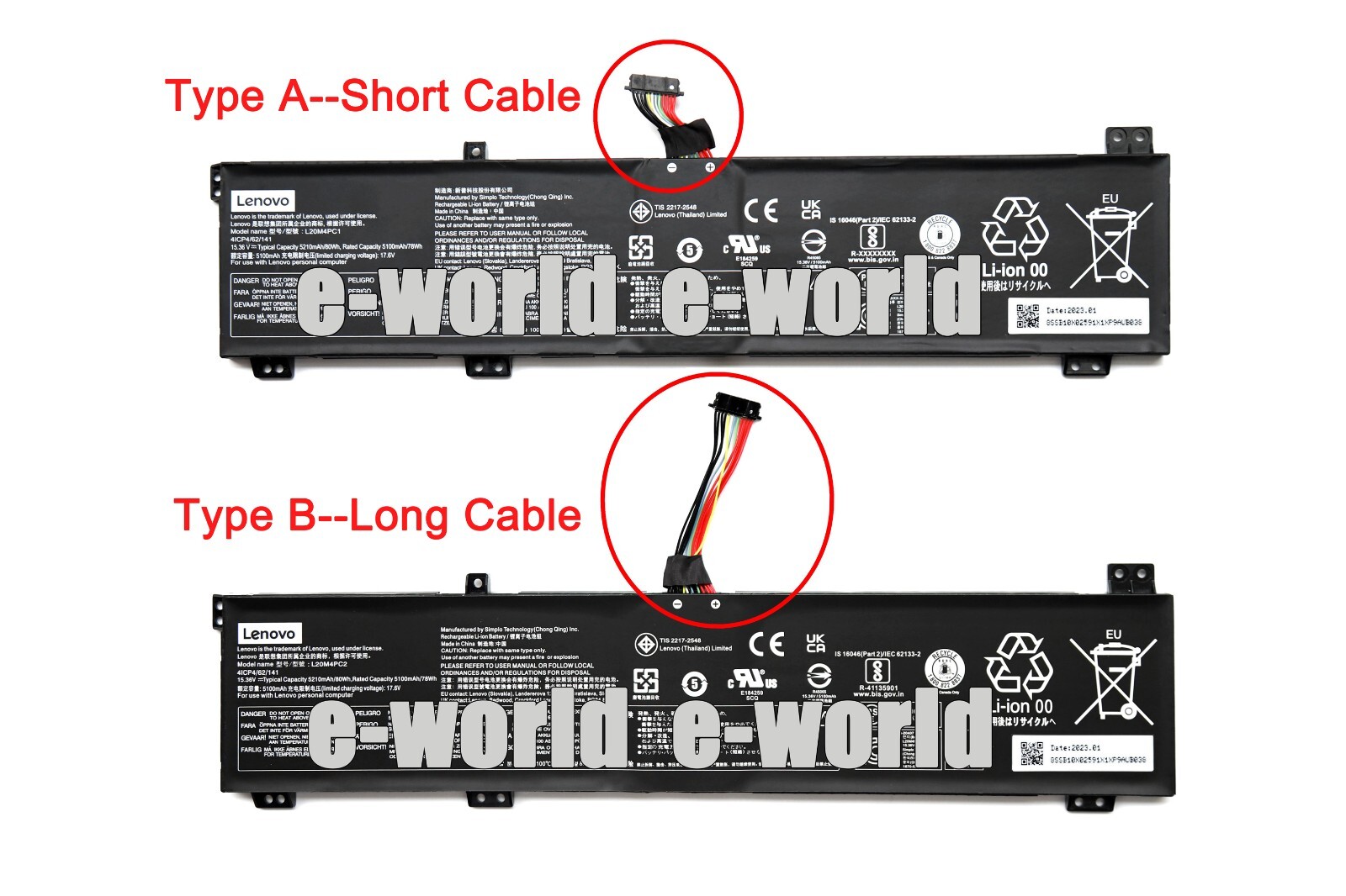 Genuine L20C4PC1 L20M4PC1 L20M4PC2  Battery for Lenovo Legion 5 Pro-16ACH6 2021