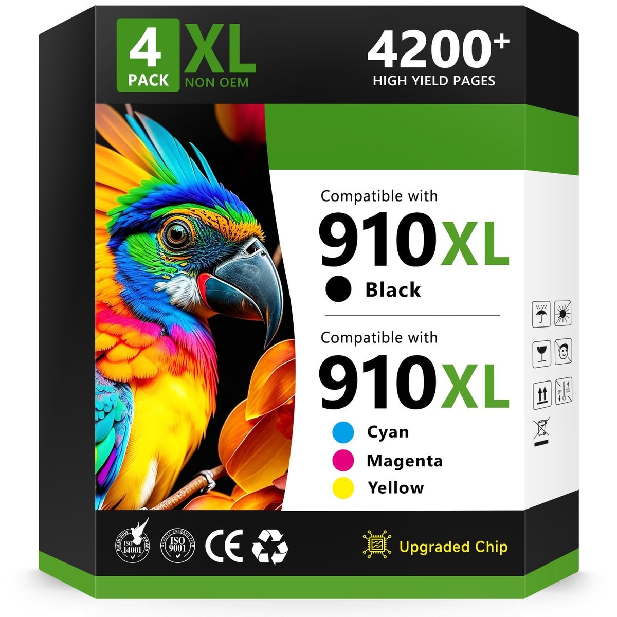 COMBUY Ink Cartridges Combo Pack Replacement HP 910 XL Work HP 8010, 8012