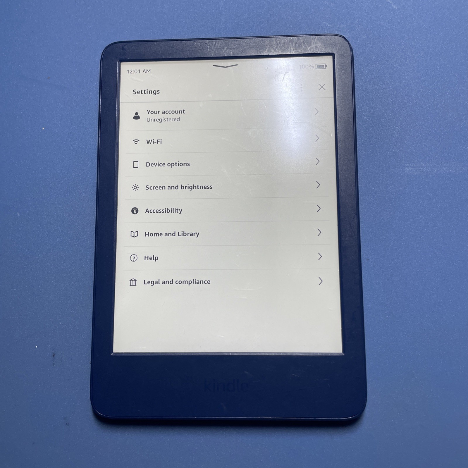 Amazon Kindle 11th Generation (Model C2V2L3) - Blue HEAVY USE