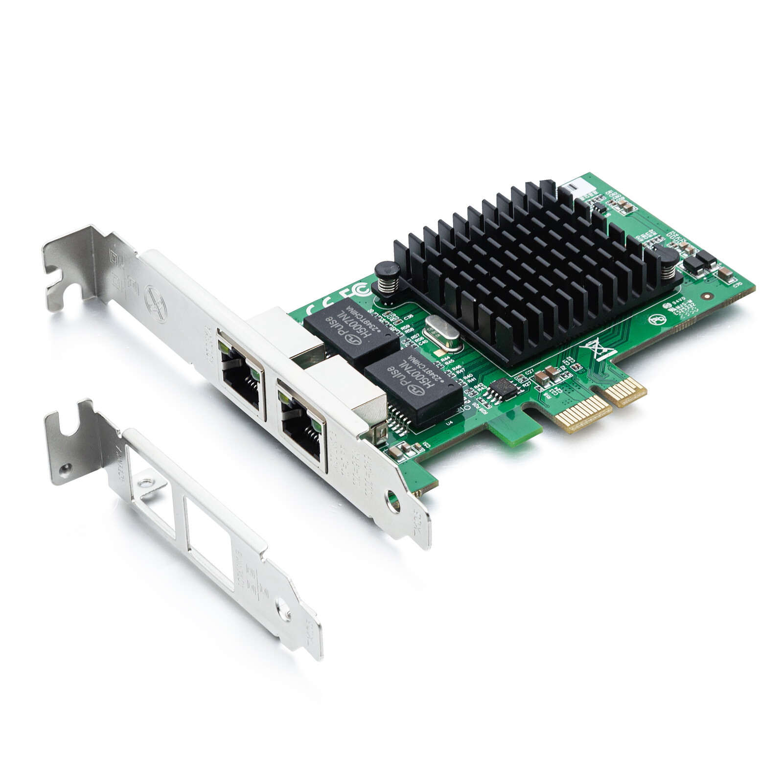 For Intel 82576EB Gigabit Network Adapter (NIC) Dual RJ45 Copper Port PCI-e X1