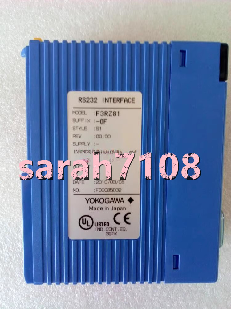 1PC USED Yokogawa F3RZ81-0F Fast By FedEx or DHL