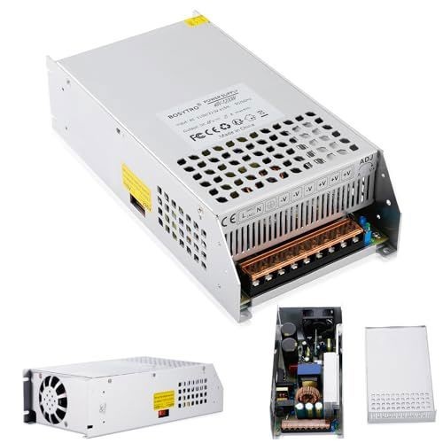 BOSYTRO 48V 25A 1200W Switching Power Supply Adapter PSU AC 110V/220V-DC