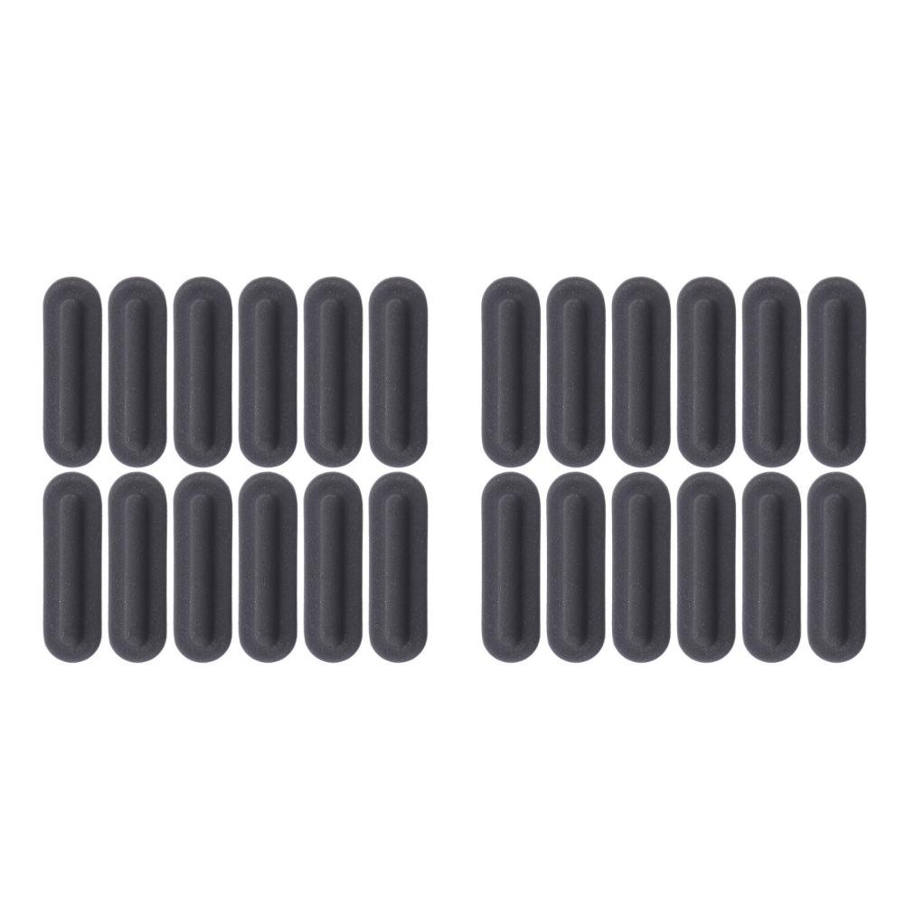 24 pcs Laptop Feet Pads: Computer Bottom Replacement Foot Cover Rubber Cushions