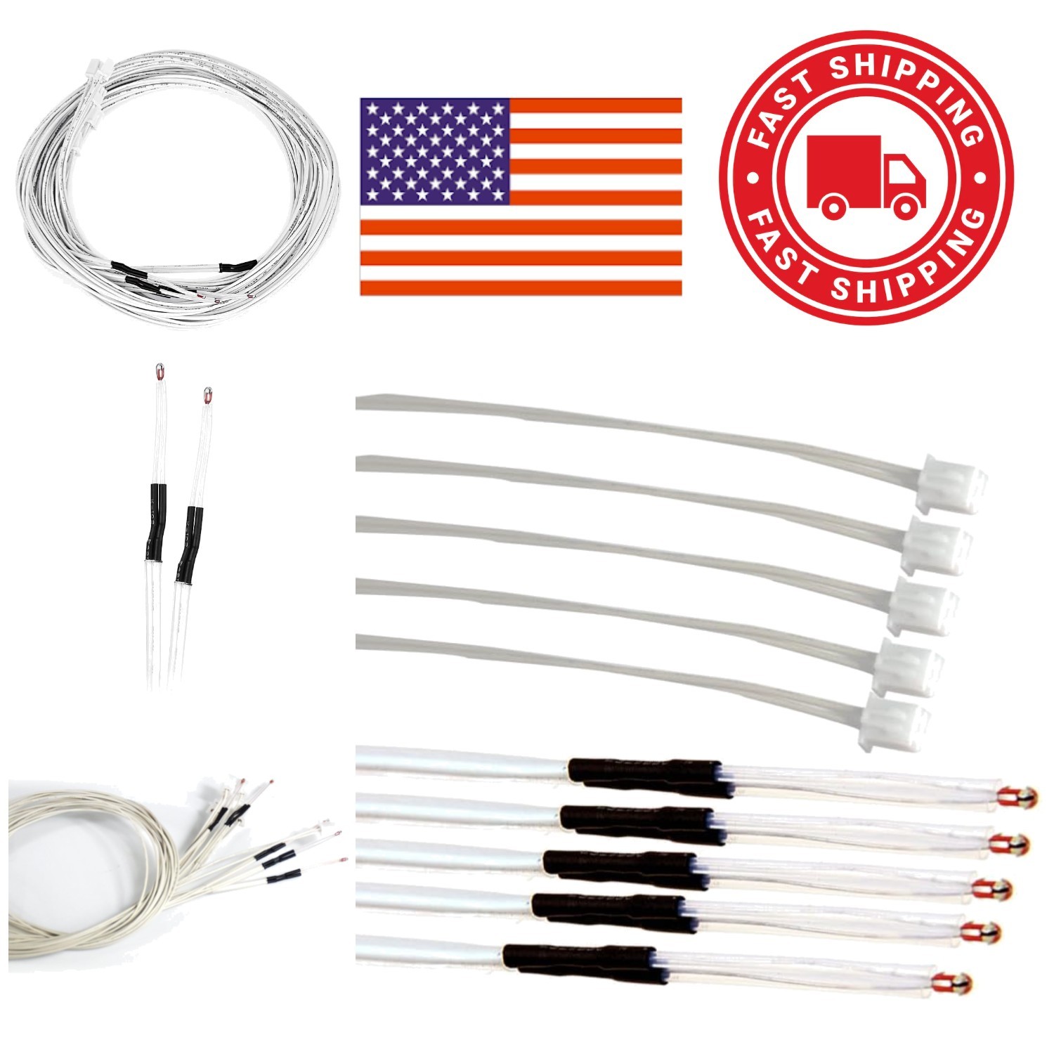 High Precision 100K Thermistor for 3D Printers with Waterproof Design