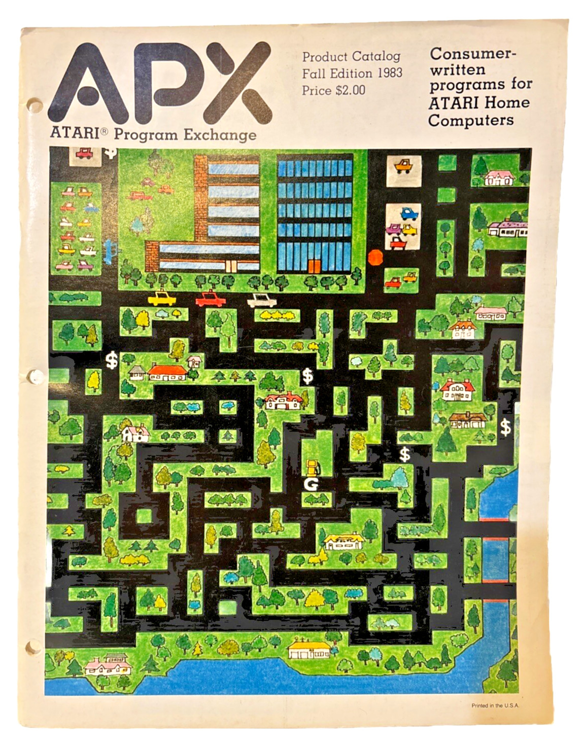 APX Atari Program Exchange Fall 1983 Catalog Home Computer Vintage Software