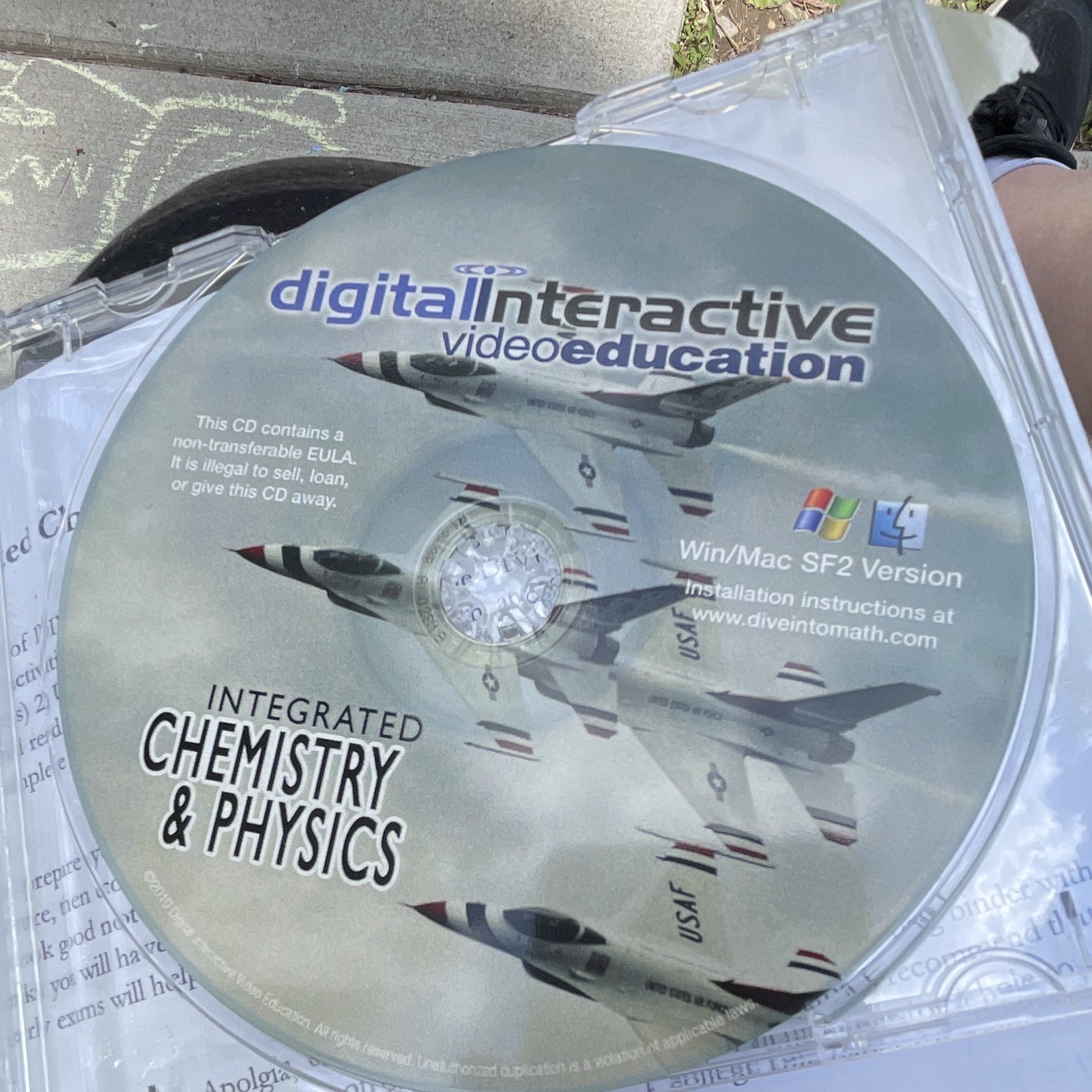 Digital Interactive Video Education Integrated Chem & Physics CD-ROM Win/Mac