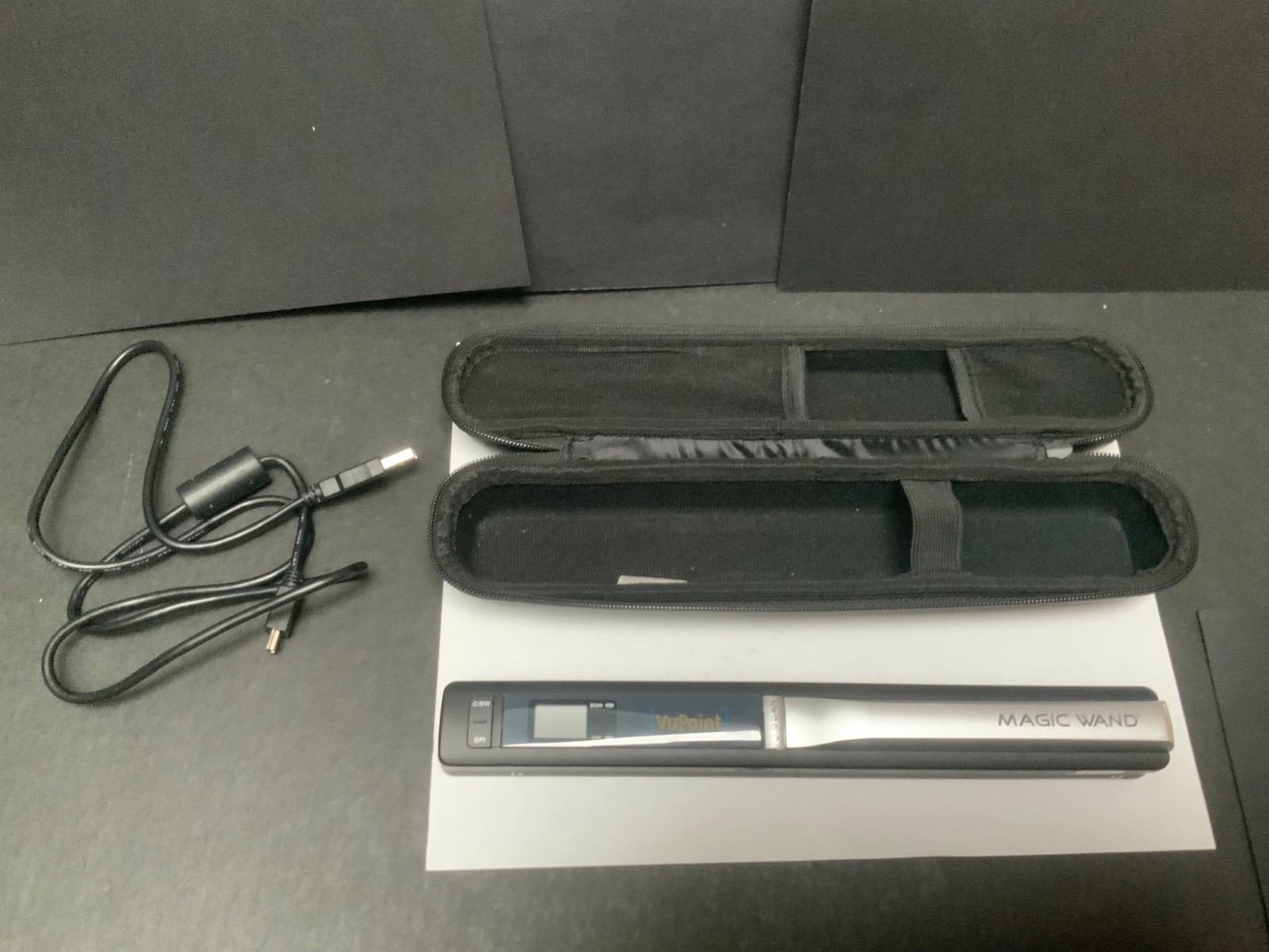 VuPoint Solutions Magic Wand Portable Handheld Scan with Case & cable (tested)