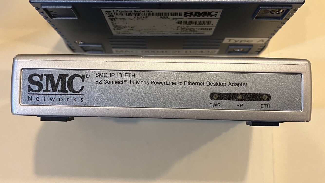 SMC Networks Powerline Desktop Adapter High Speed EZ CONNECT 14Mbps