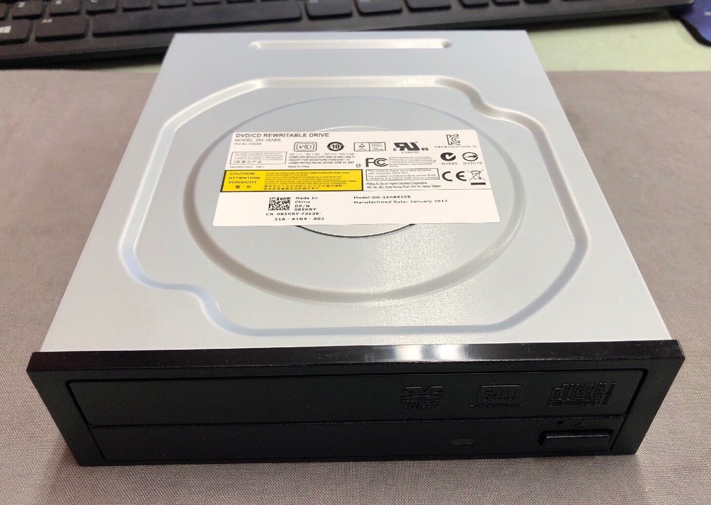 PHILIPS LITE-ON CD/DVD REWRITABLE DRIVE DH-16ABS25B 085KRY