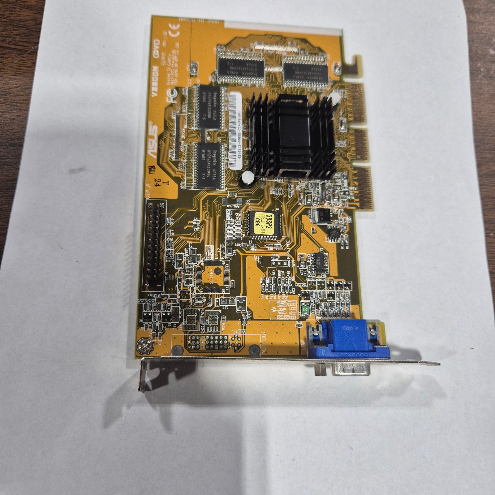 Asus AGP-V3800M/32M 32MB AGP Graphics Card Used