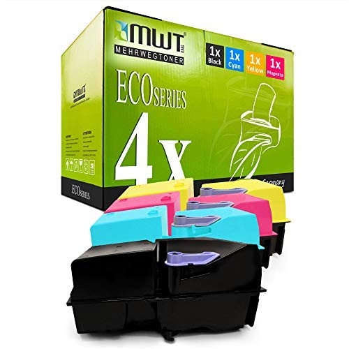 Eurotone 4x Multi-Color Laser Toner Cartridge Set For Kyocera TK820