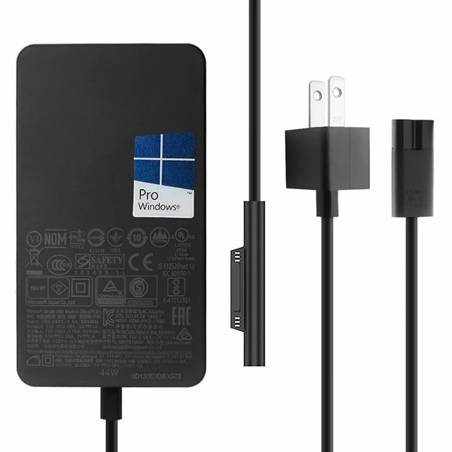 NEW Original 44W 1800 Surface Pro Charger For Microsoft Surface Pro 3/4/5/6/7 US