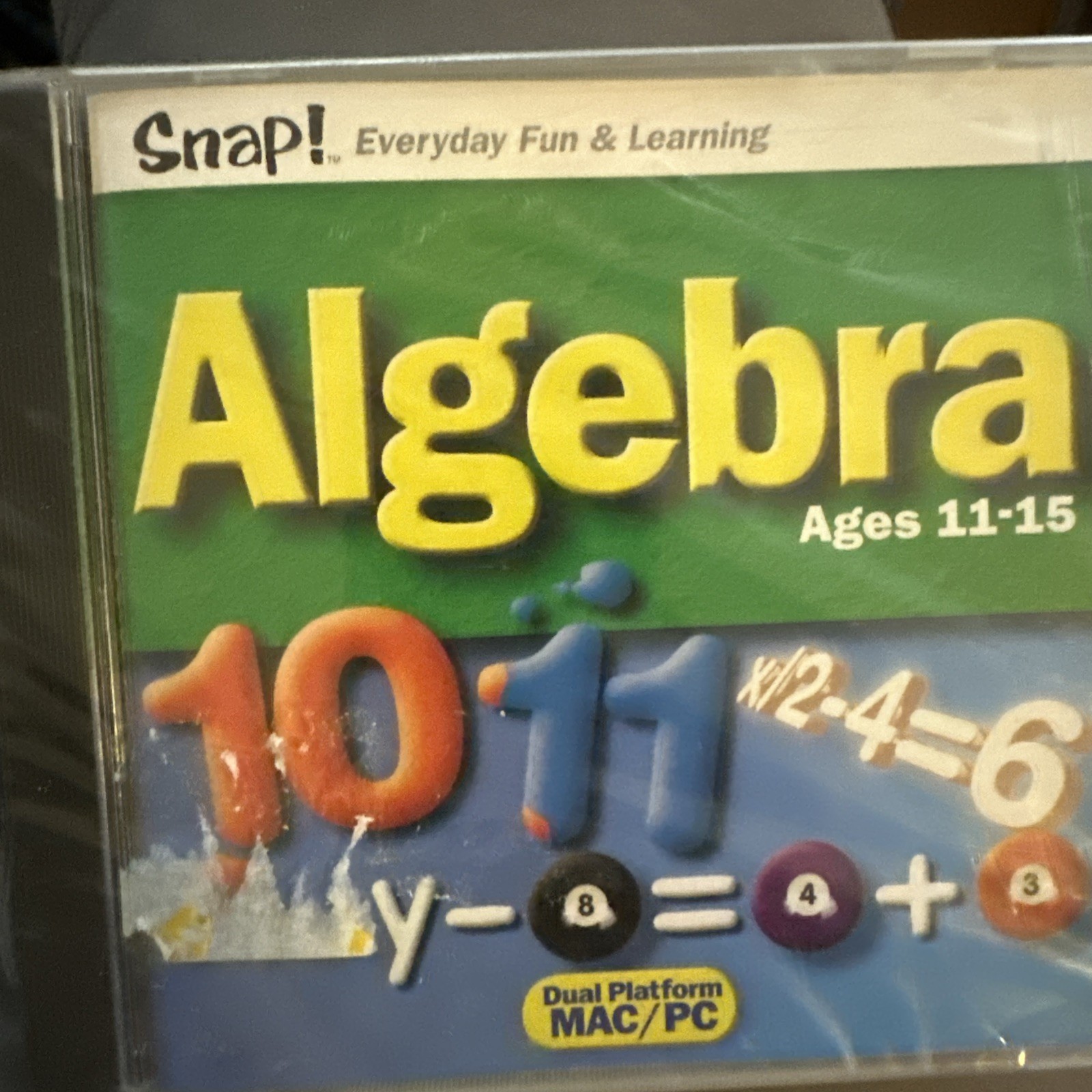 Snap Algebra for Ages 11-15 (PC & MAC, 2003)