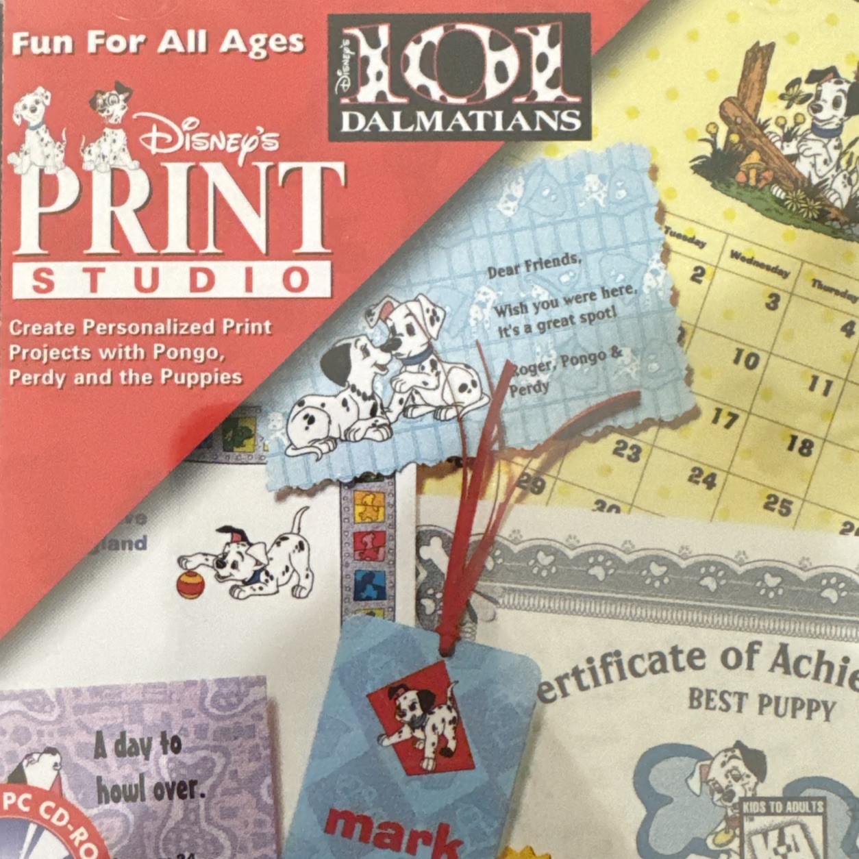 Software PC Disney 101 Dalmatians Print Studio NEW SEALED Windows 95/98