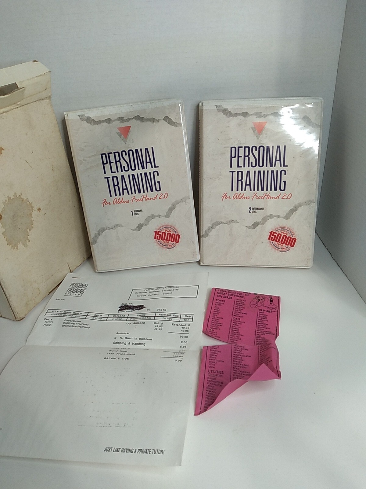Personal Training For Aldns FreeHand 2.0 Macintosh Software