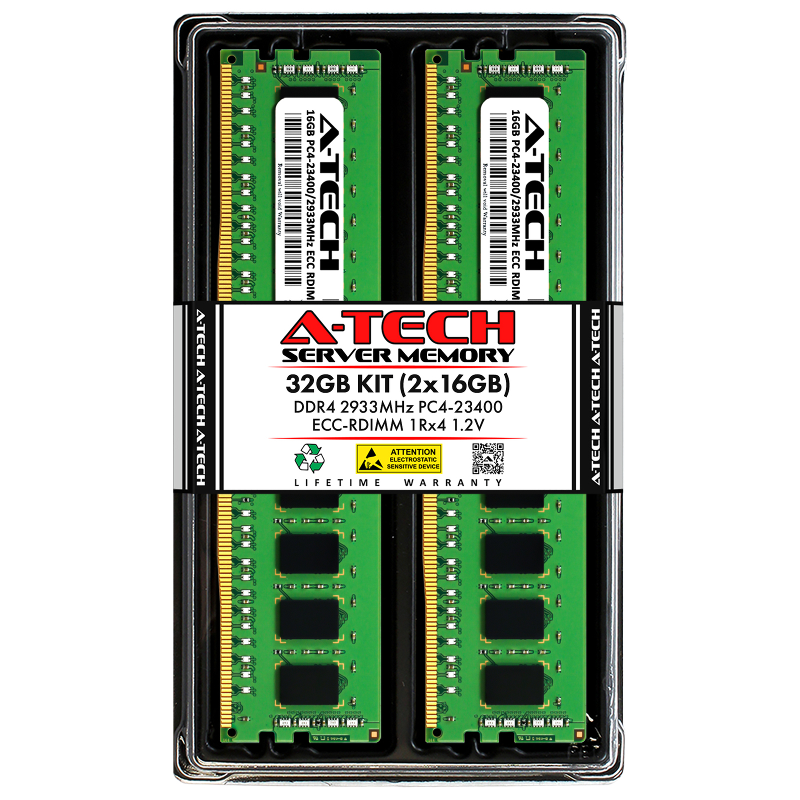 32GB 2x 16GB PC4-2933 RDIMM ASRock Rack EP2C621D16FM EP2C622D16FM Memory RAM