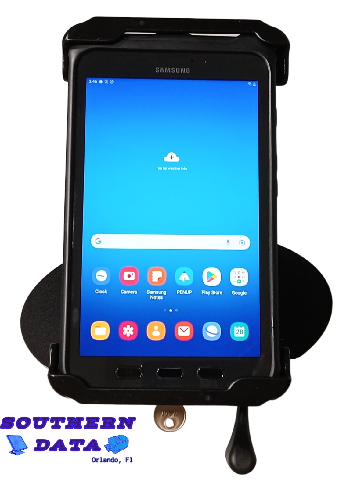 1 RAM® Tab-Lock Holder w/ Mount & Base for Samsung Tab Active3 and Tab Active2