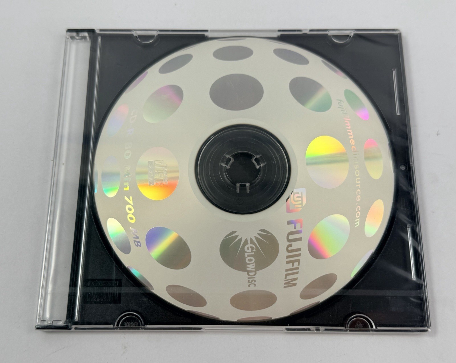 Fujifilm Glow Disc CD-R Blank Media Sealed New Retro Glow in the Dark 700MB
