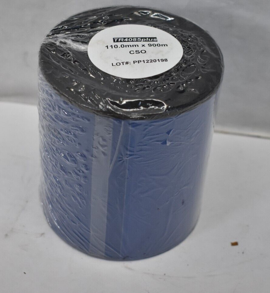 TR4085PLUS Wax Ribbon Roll Resin Enhanced 4.33" x 1640'  For Sato M8485S