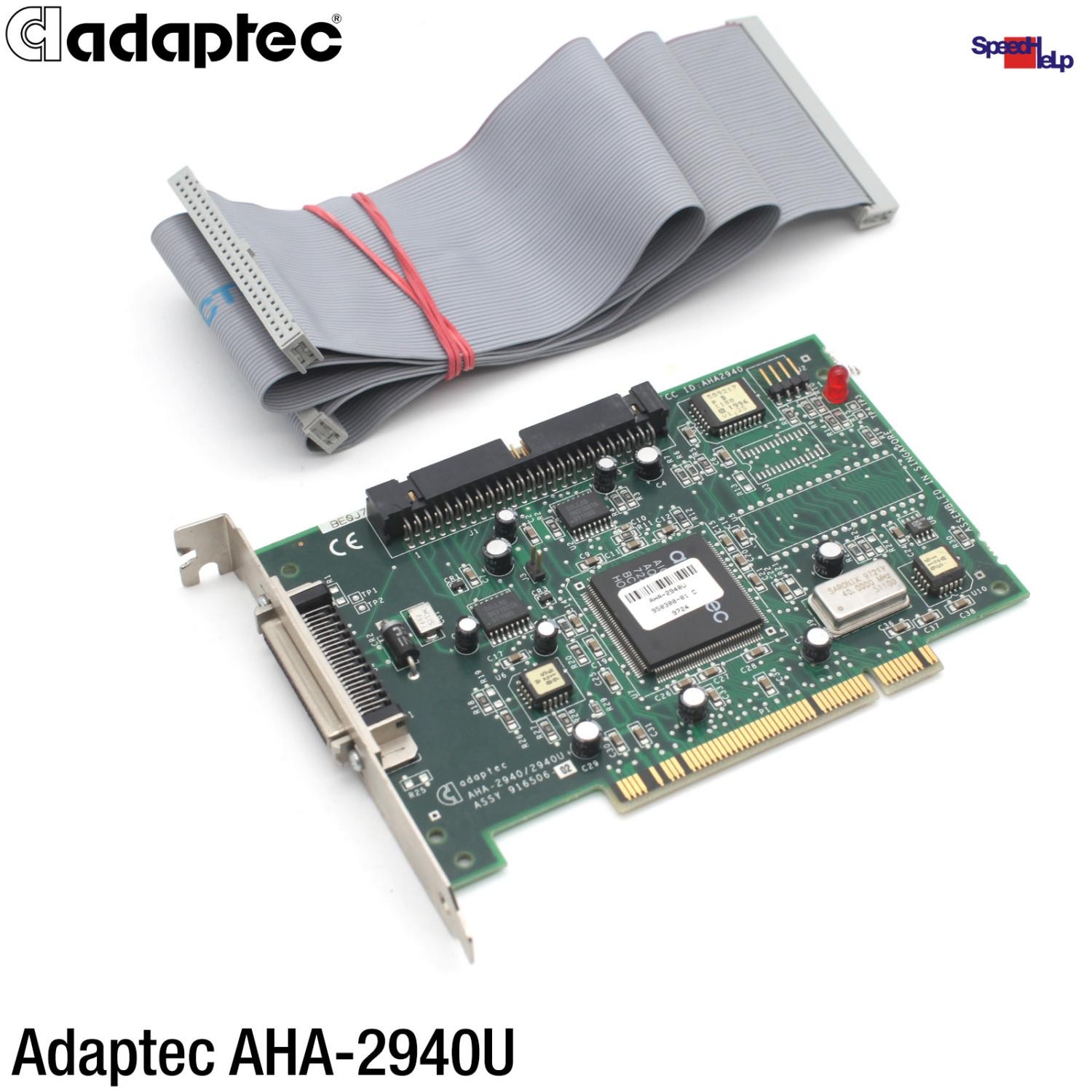 Adaptec Aha-2940U SCSI PCI Slot Controller Adapter 50-Pin Pol Hdd Scanner Cd-Rom