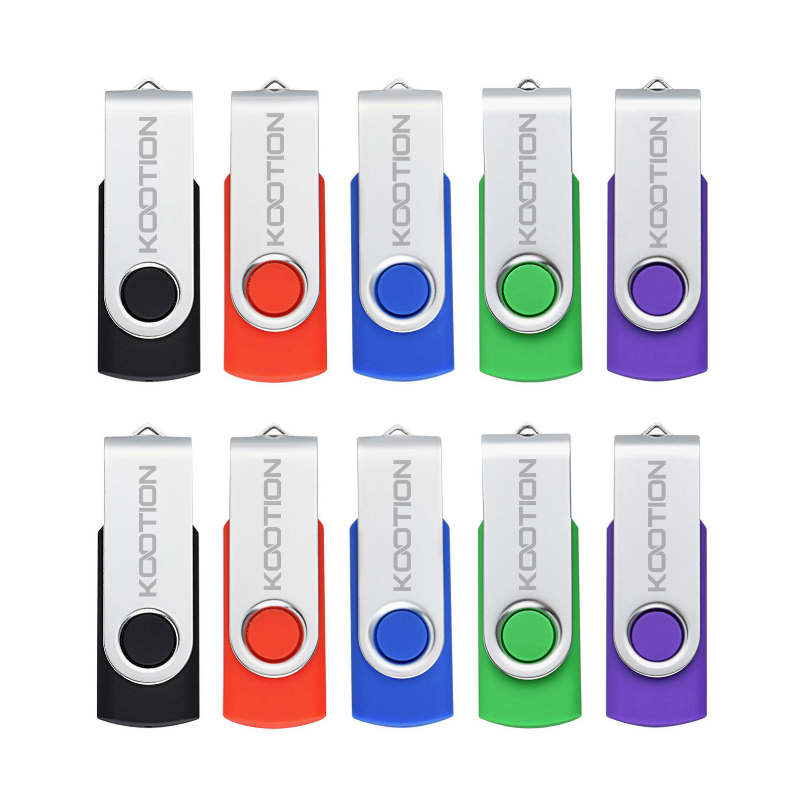 10 Pack 8GB Swivel Flash Drive Folding Memory Stick Pen Drive U Disk USB2.0